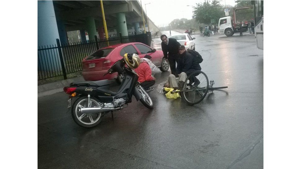 Accidente en el Acceso Sur