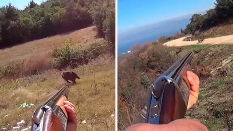 El hombre quedó mal herido tras dispararse.&nbsp;