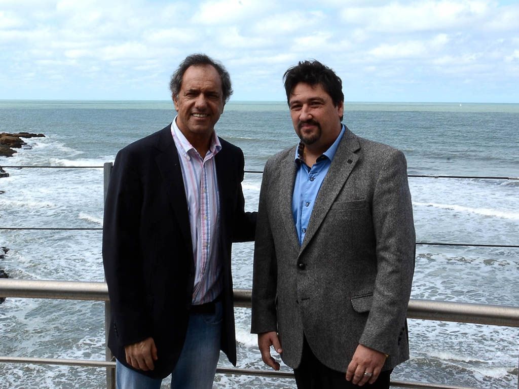 Scioli junto a Maurice Closs