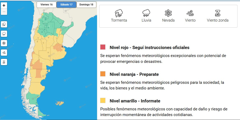 Alerta amarilla por fuertes vientos en Jujuy Alerta amarilla por fuertes vientos en Jujuy