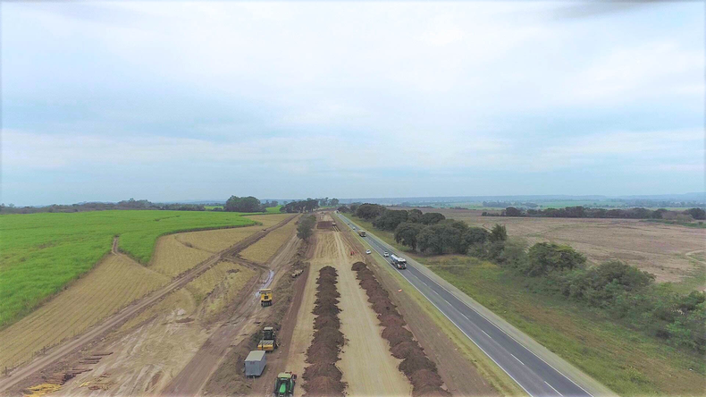 Obras en Ruta Nacional 34.