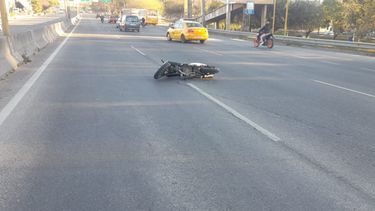 Accidente en avenida Savio