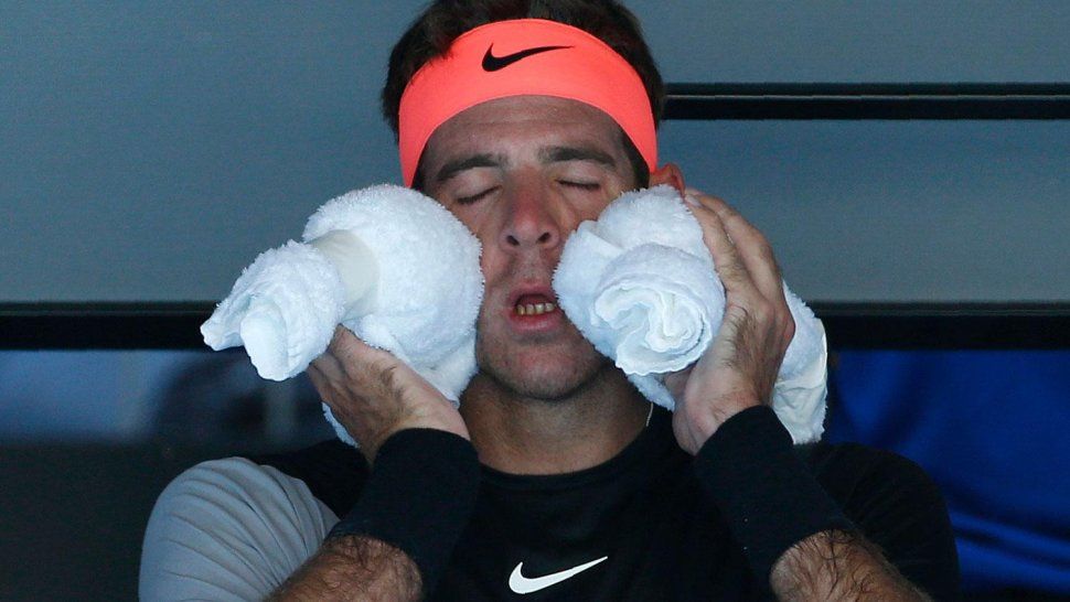 Con total indiferencia: Delpo fue eliminado del primer grande del año