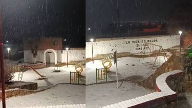 nevo en la quiaca: las impactantes imagenes de la ciudad cubierta de blanco
