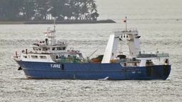 Detectaron un buque extranjero que estaba pescando de manera ilegal en el Mar Argentino.