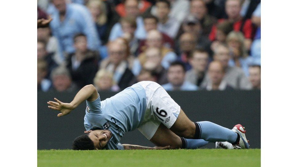 Respira el Kun Aguero