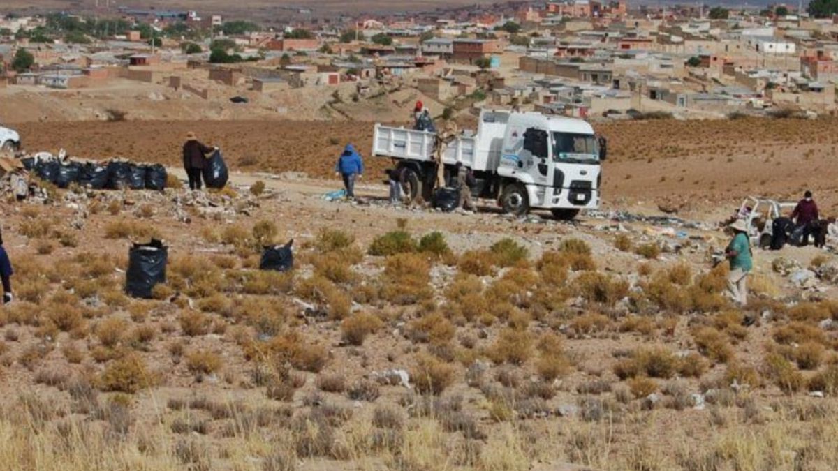 Basural de La Quiaca donde encontraron el cadáver