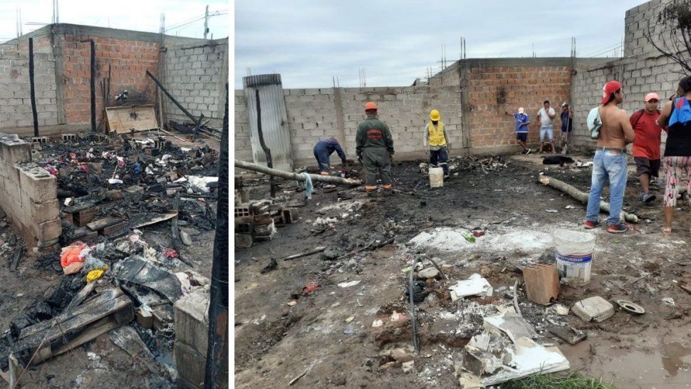 El incendio arrasó con todo.&nbsp;