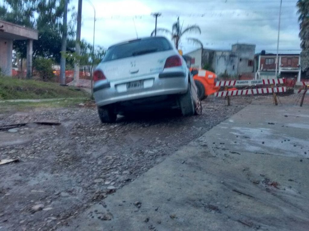 Asi quedo un auto