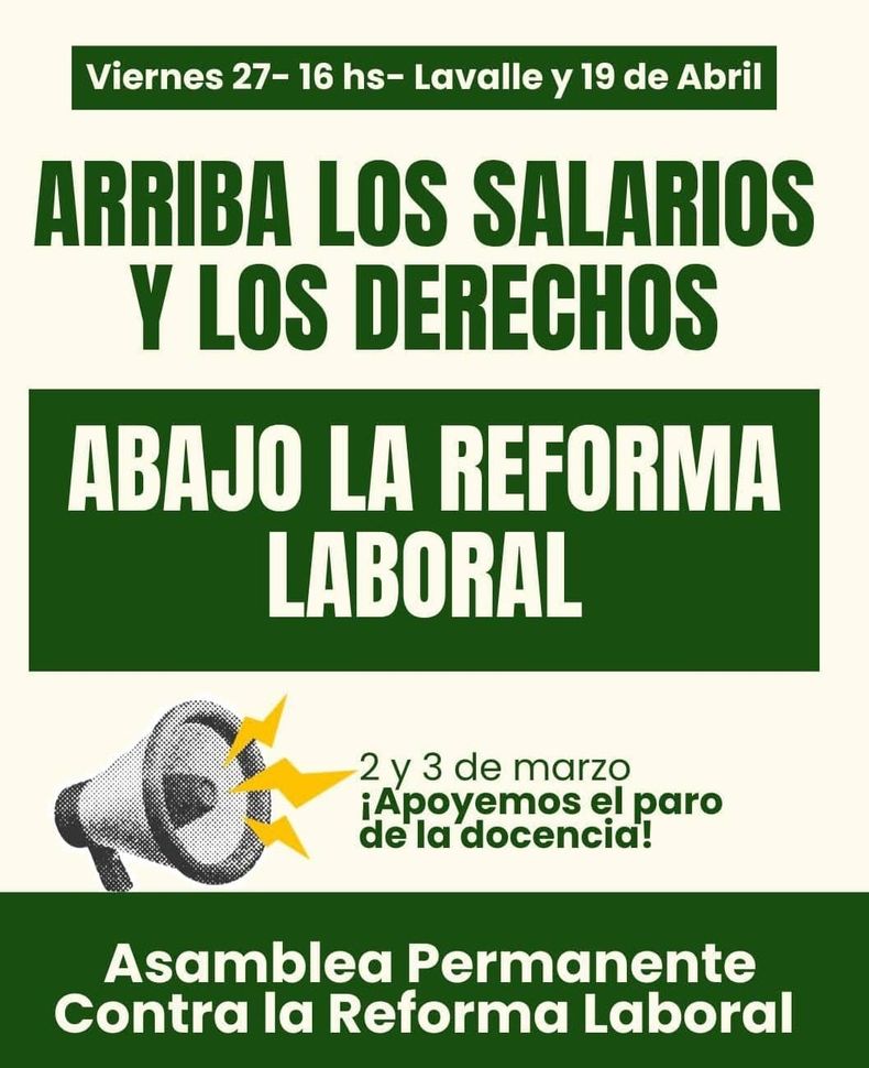 Convocatoria de los gremios jujeños Convocatoria de los gremios jujeños