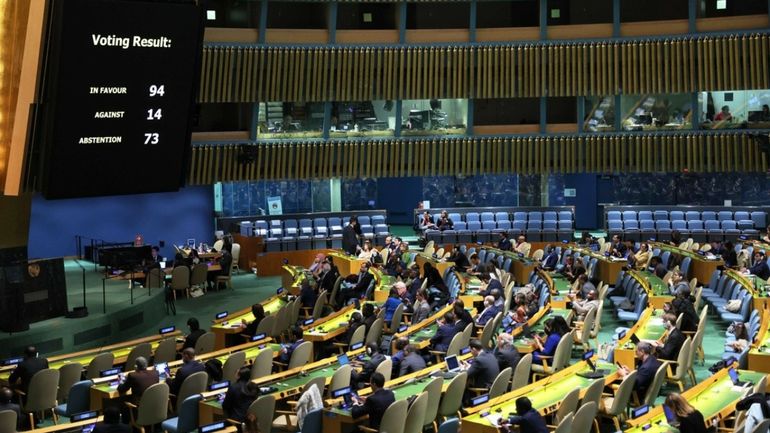 Este lunes, la Asamblea General de la ONU votó una resolución que reclama a Rusia las consecuencias jurídicas de todos los hechos ilícitos por su invasión a Ucrania. 