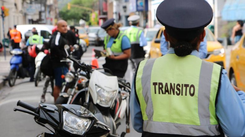 Controles de motos en San Salvador de Jujuy