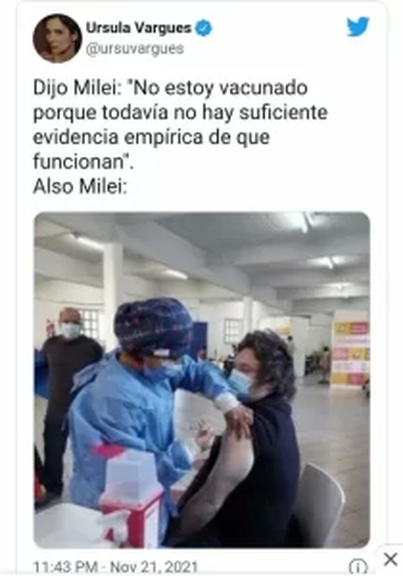 Milei se vacunó y salieron los memes (1).webp
