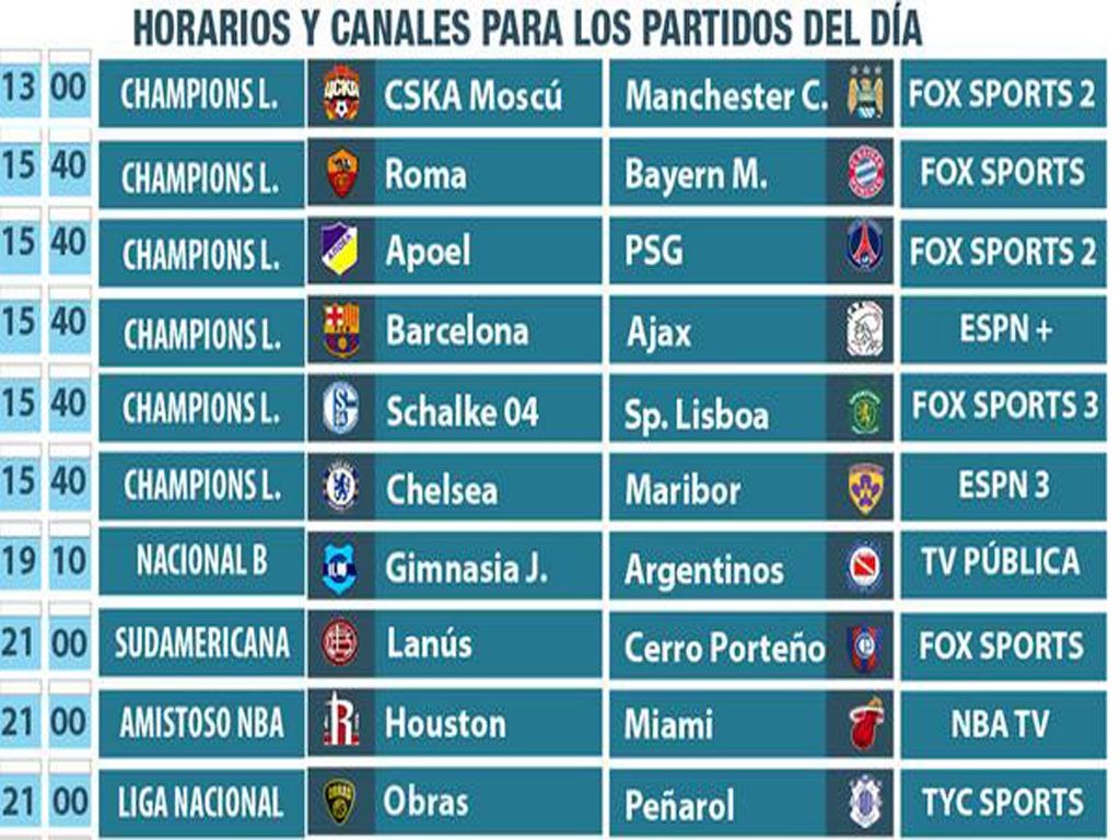 Gran menú para el día de hoy