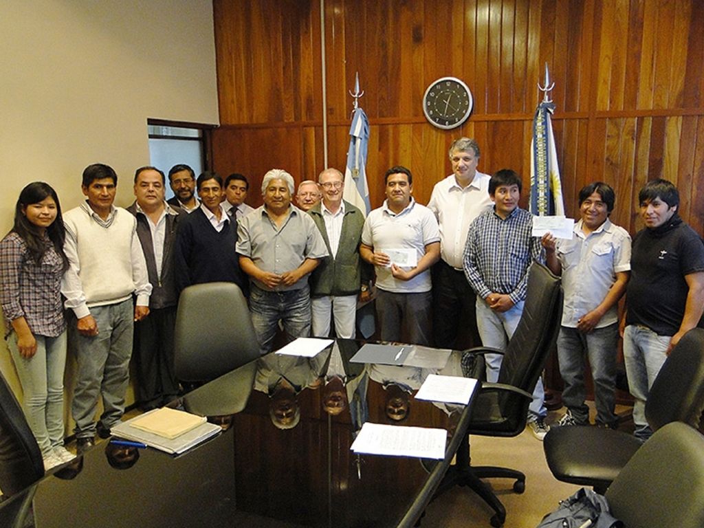 Entrega de beneficios a productores