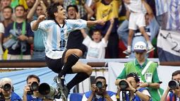 Ariel Ortega la rompió ante Jamaica en el Mundial 98