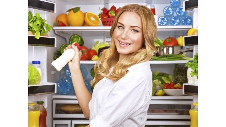 Alimentos en la heladera
