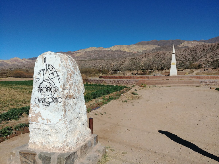 Trópico de Capricornio.