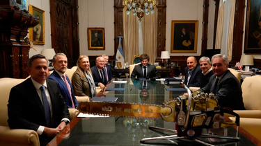 Reunión de Javier Milei con el BID.