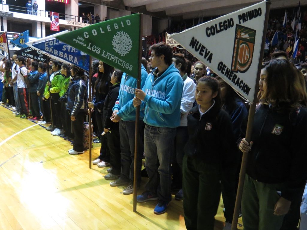 Acto de apertura de los juegos