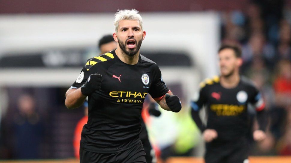 Agüero histórico: con tres goles se convirtió en el máximo goleador de la liga