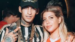 Wanda Nara y L-Gante se dieron el primer beso en vivo.