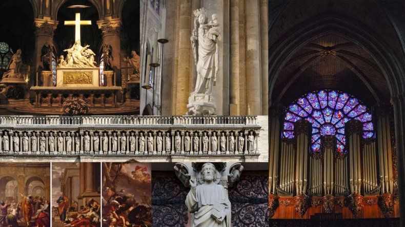 Los tesoros de Notre Dame: obras y reliquias de la gran catedral francesa