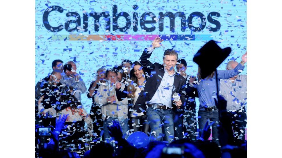 Macri festeja su candidatura