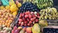 Frutas en el mercado. Frutas en el mercado.