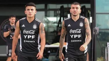Selección Argentina: llegaron Ángel Correa y Thiago Almada