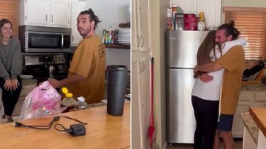 El jujeño que se reencontró con su mamá y la reacción que se hizo viral.
