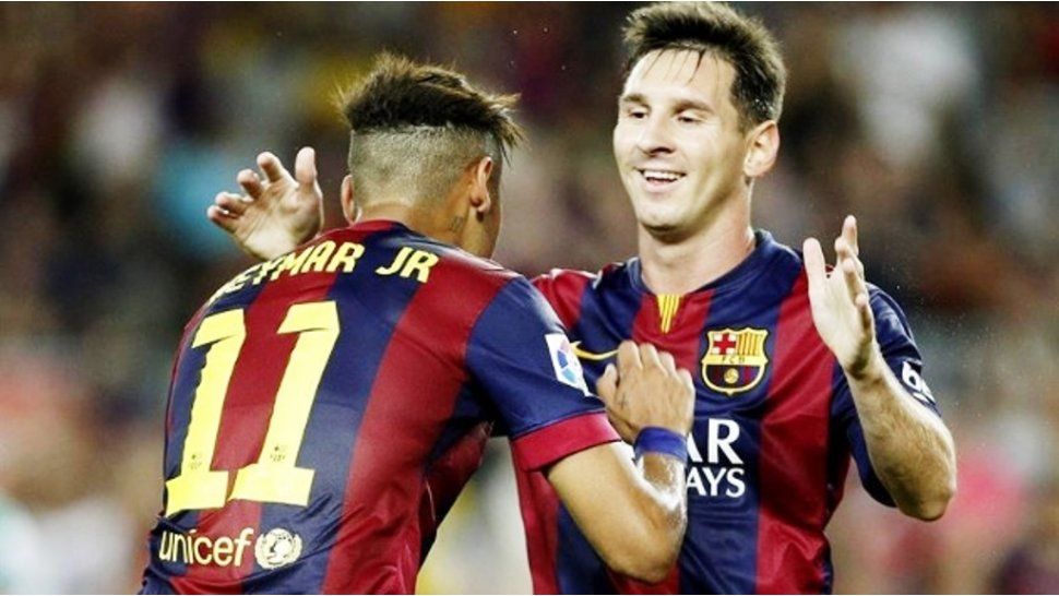 Messi y Neymar Jr.
