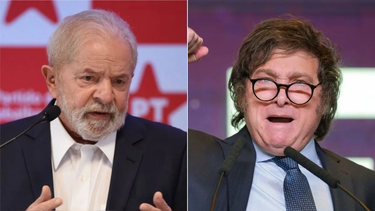 Tensión entre Milei y Lula.