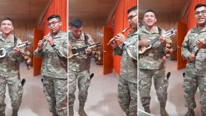 Desde la Patagonia: dos jujeños protagonizan un video viral palpitando el carnaval