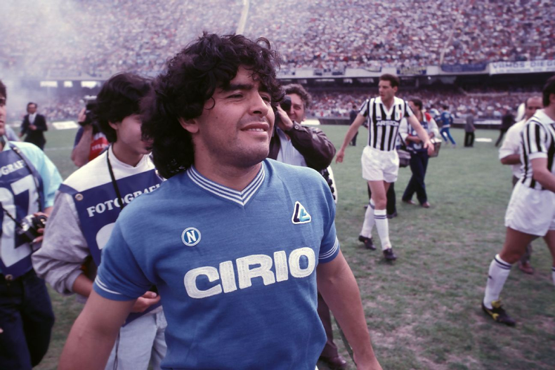 Diego Maradona es el máximo ídolo de Napoli.