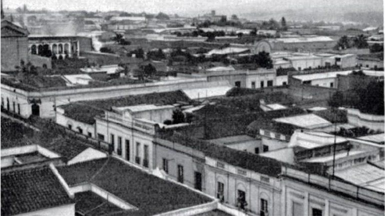 El centro de la ciudad
