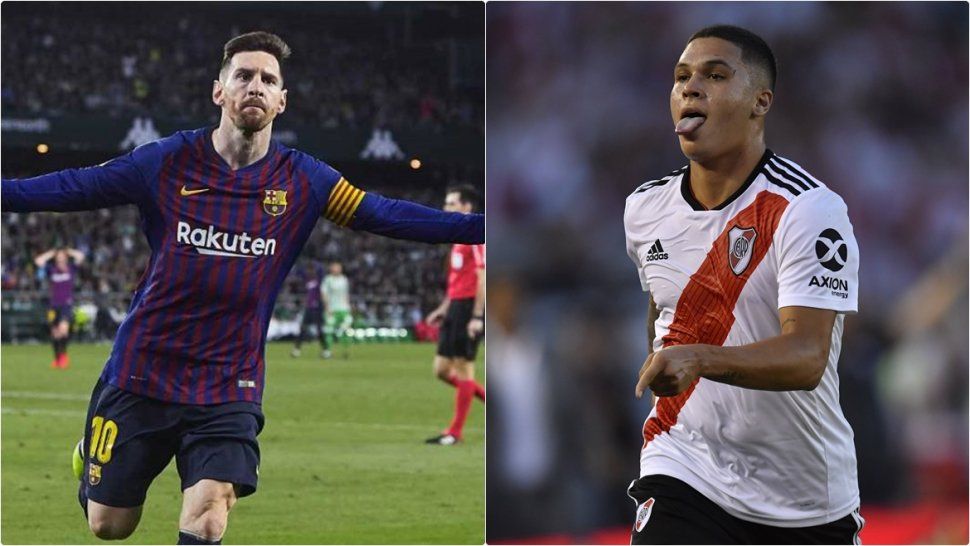 Los goles de Messi y Juanfer Quinteros quedaron entre los 3 mejores del mundo