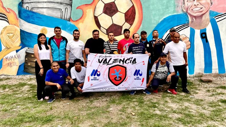 Equipo jujeño de fútbol inclusivo de la Fundación Valencia 