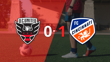 Solitario gol le da triunfo 1-0 a FC Cincinnati sobre DC United