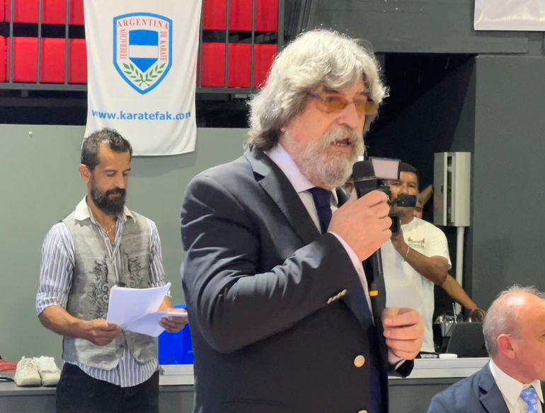 Presidente de la Federación Argentina de Karate (FAK), José María García Maañón