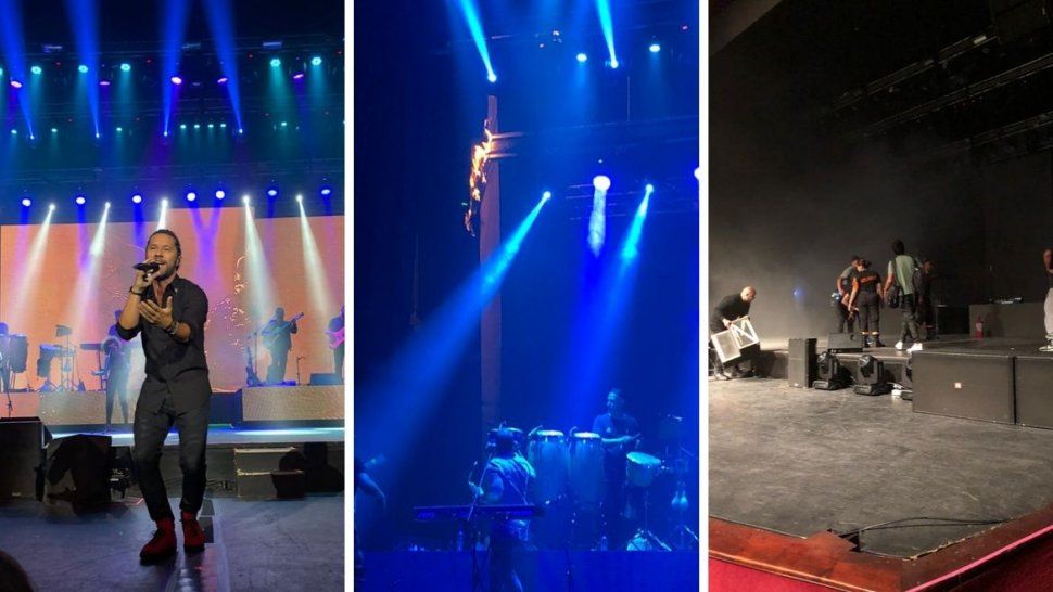 Salta: se incendió el Teatro Provincial mientras actuaba Diego Torres