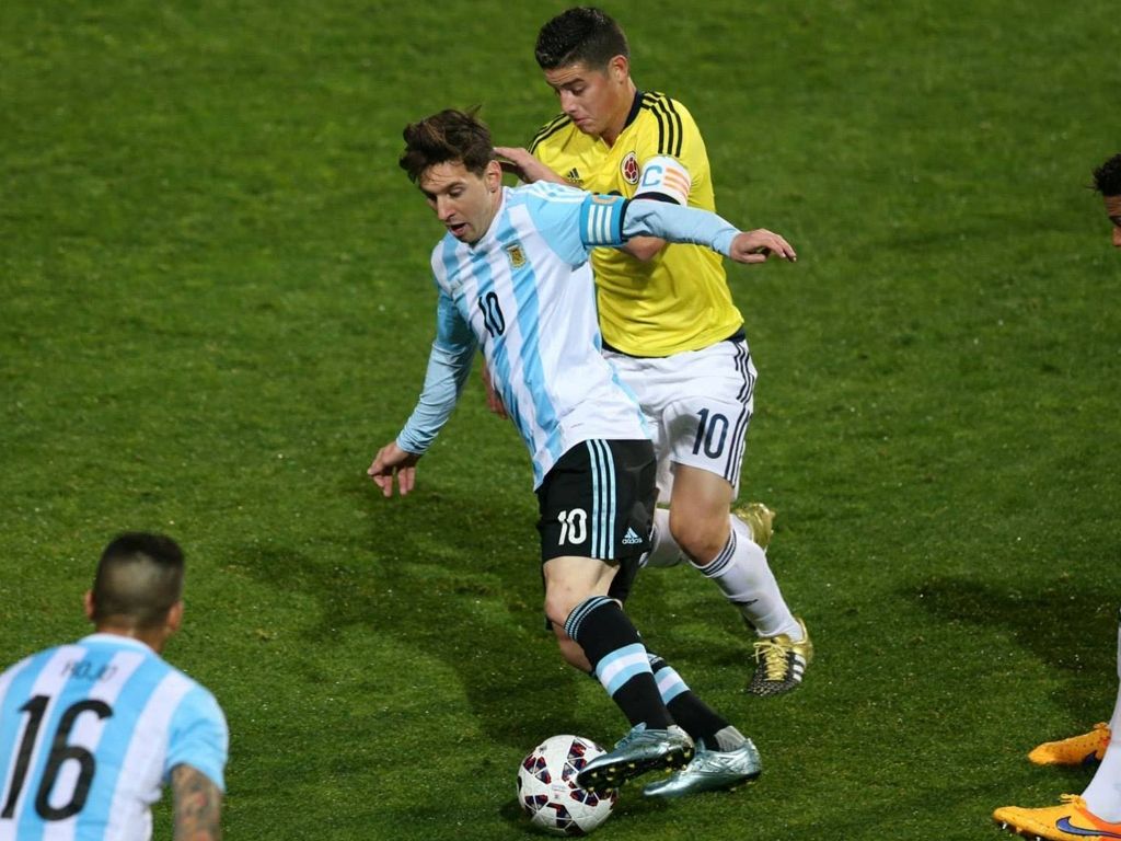 Messi y James Rodríguez