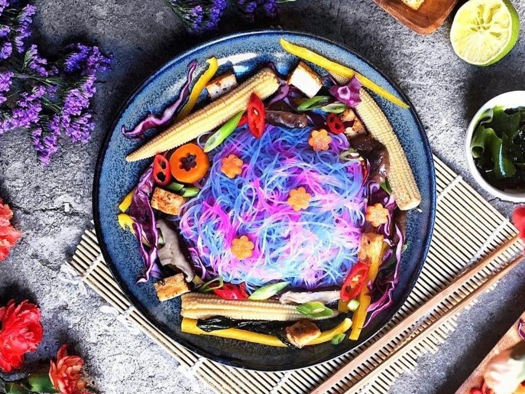 Fideos unicornio
