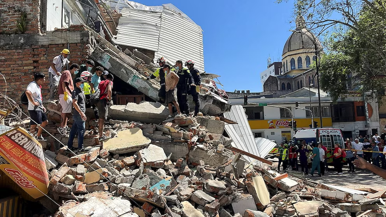 Terrible terremoto en Colombia.