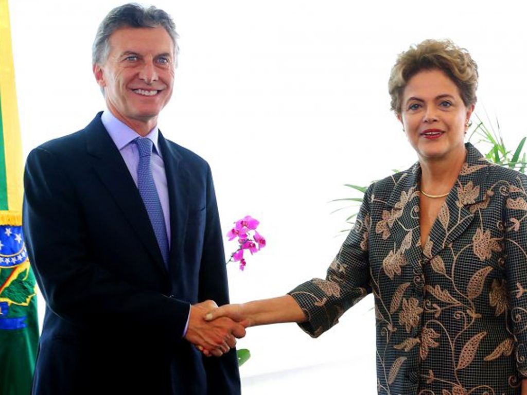 Macri y Dilma Rousseff