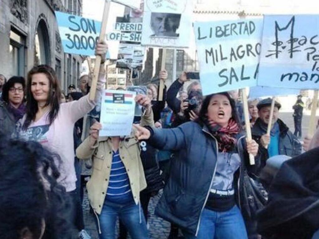 Escrache a Macri