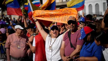 Venezolanoscelebraron la captura de Nicolás Maduro