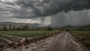 Fenómeno de El Niño (imagen creada con IA).