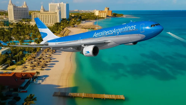 Aerolíneas Argentinas canceló el vuelo que debía partir este sábado hacia Aruba desde Buenos Aires