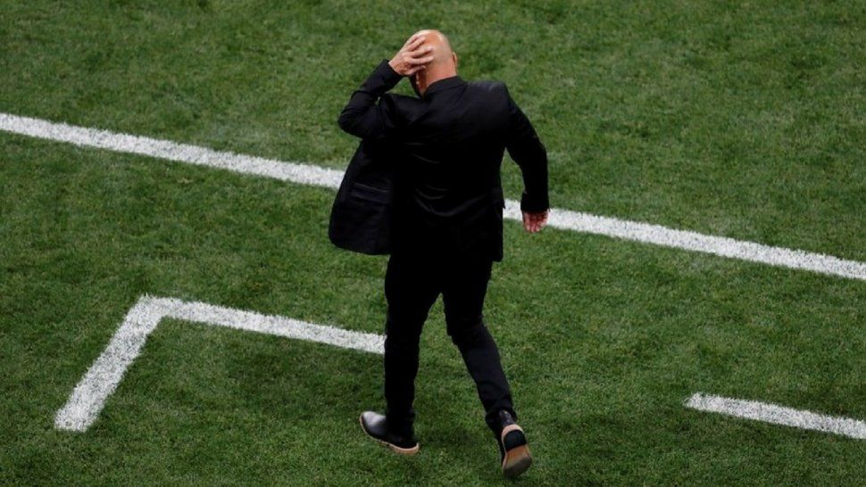 Los hinchas argentinos insultaron a Jorge Sampaoli tras la derrota ante Croacia